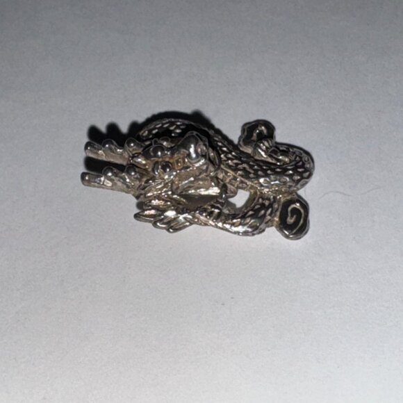 Sterling Silver Asian Dragon Pendant - Picture 8 of 16
